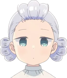 🧑‍🦳 Anime, Mignon, Personnage, Dessin animé, Fille telegram sticker