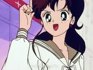 ☝️ Makoto Kino Sailor Moon Anime, Sailor Moon, Makoto Kino, Sailor Jupiter, Kartun telegram sticker