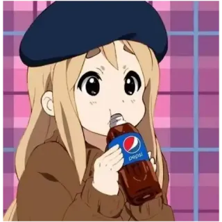 🧋 pepsi Anime, Chica, Pepsi, Bebida, Lindo telegram sticker