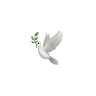 🕊 Taube, Frieden, Vogel, Ölzweig telegram sticker