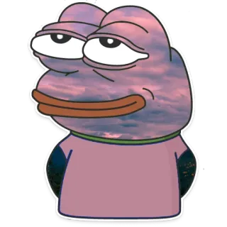 😊 Pepe the Frog Pepe, Sapo, Meme, Cultura da Internet telegram sticker