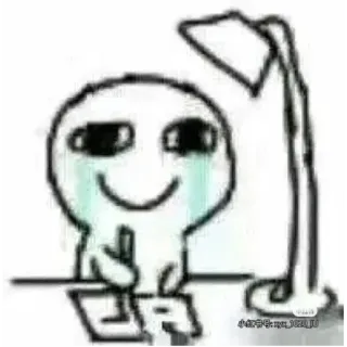 🙂 UR meme, khóc, cười, bàn, hình que, xúc phạm, ngón giữa telegram sticker