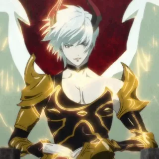 🍎 Anime, Quỷ, Ác quỷ, Fantasy, Đôi cánh, Nhân vật telegram sticker