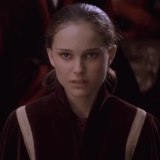 💫 Padmé Amidala Star Wars Padmé Amidala, Natalie Portman, Star Wars, Queen, Senator, Movie character, Science fiction, Space opera telegram sticker
