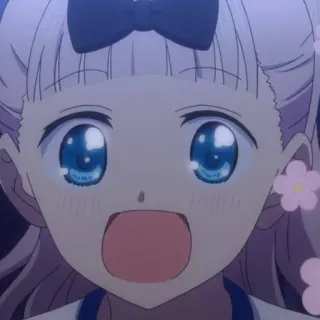 😍 anime, girl, cute, kawaii, animation whatsapp sticker