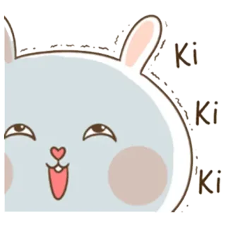 😄 Ki
Ki
Ki conejo, lindo, dibujos animados, animal, pegatina whatsapp sticker
