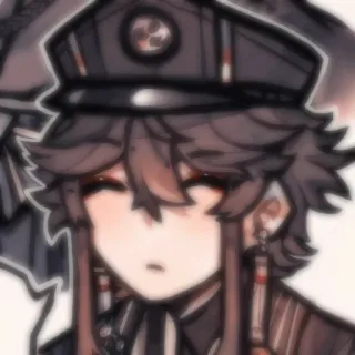 🌟 Anime, Personaje, Sombrero, Lindo, Ilustración whatsapp sticker