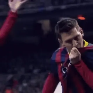 ☝ Lionel Messi FC Barcelona MESSI 10 telegram sticker