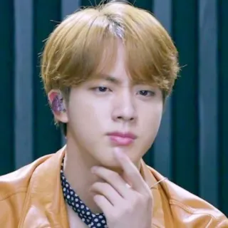 🐹 Jin kpop, sänger, porträt, mann, asiatisch, jin, bts telegram sticker