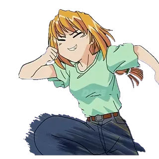 🏃 Anime, Hoạt hình, Nhân vật, Phụ nữ telegram sticker