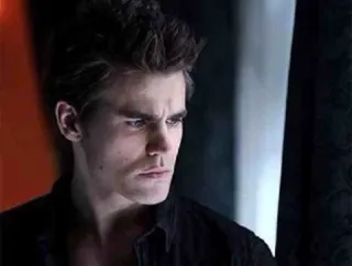 😔 Stefan Salvatore The Vampire Diaries stefan salvatore, pamiętniki wampirów, paul wesley, serial tv, wampir telegram sticker