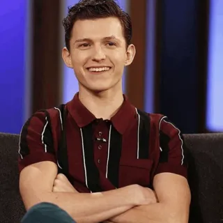 ⚙ Tom Holland actor, celebridad, retrato, hombre whatsapp sticker