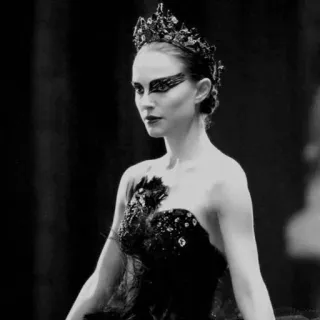 ✨ Black Swan Cisne Negro, Natalie Portman, balé, bailarina, cisne, sombrio, filme telegram sticker