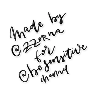 🖋 Made by @zzorna for @besensitive channel instagram, channel, social media, username, made by, zzorna, besensitive whatsapp sticker