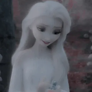 🌨 Elsa Frozen Elsa, La Reine des Neiges, Disney, dessin animé, animation, princesse, glace telegram sticker