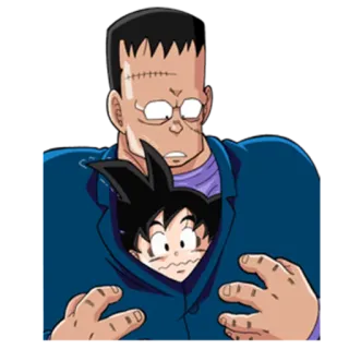 🙂 Goku Dragon Ball anime, dragon ball, goku, cartoon, sticker telegram sticker
