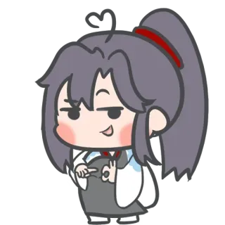 👌 anime, cartoon, smug, confident, figure, gesture, ok, cute, funny telegram sticker