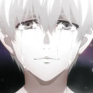 😭 Anime, Weinend, Traurig, Emotional, Porträt whatsapp sticker