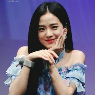 ☁️ Jisoo Jisoo, K-pop, Blackpink, chanteuse, célébrité, coréen, idole telegram sticker