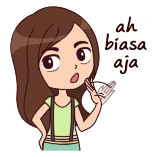 😯 ok boomer girl boomer, chica, dibujo animado, mujer, ok, meme whatsapp sticker