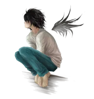 Тетрадь смерти :: @animesticks telegram stickers