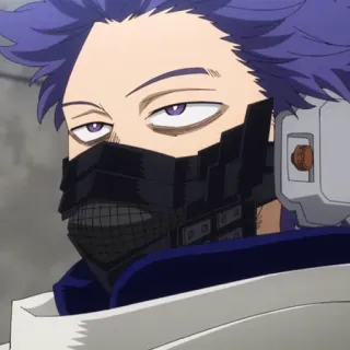 💜 Hitoshi Shinso My Hero Academia Anime, My Hero Academia, Hitoshi Shinso, Personnage, Shonen, Manga whatsapp sticker