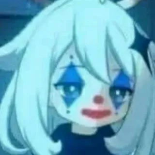 🏮 Paimon Genshin Impact Anime, Clown, Genshin Impact, Paimon, Jeu whatsapp sticker