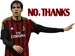 😒 NO, THANKS nee, bedankt, voetbal, voetbal, sport telegram sticker