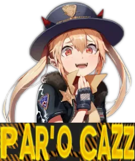 🍆 PAR'O CAZZ Anime, Polícia, Garota, Oficial, Desenho animado, Cazz telegram sticker