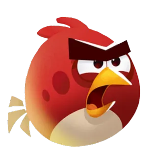 😡 Red Bird Angry Birds Angry Birds, Красная Птица, мультфильм, игра, птица, персонаж telegram sticker