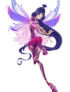 😄 fada, asas, magia, fantasia, desenho animado telegram sticker
