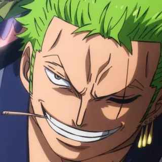 Roronoa Zoro @StickersofAnime whatsapp stickers