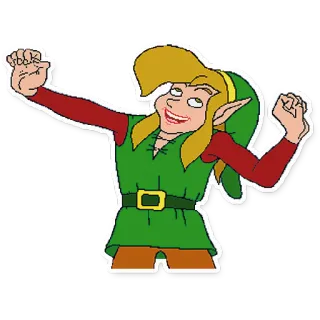 Zelda CD-i telegram stickers