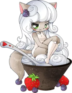 Chibi Sweets whatsapp stickers