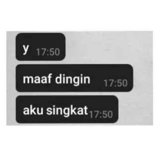 🛋 y maaf dingin aku singkat telegram sticker