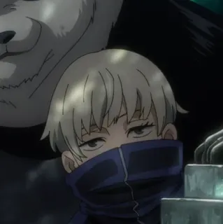 ☁️ Toge Inumaki Jujutsu Kaisen Аниме, Jujutsu Kaisen, Тоге Инумаки, Персонаж telegram sticker