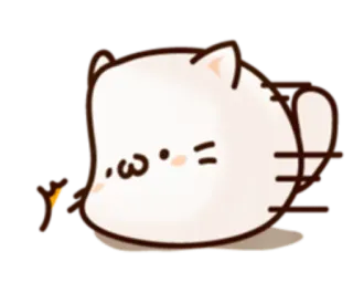 🐱 кот, милый, животное, наклейка, каваи telegram sticker