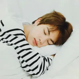 😴 durmiendo, hombre, cama, almohada, descansando, dormir, persona telegram sticker