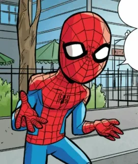 🕸 Spider-Man super-herói, quadrinho, Marvel, desenho animado telegram sticker
