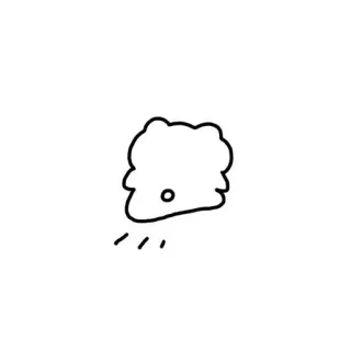 ⛱ nuvola, pioggia, meteo, gocce, semplice, schizzo telegram sticker