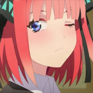 🦋 Nino Nakano The Quintessential Quintuplets Anime, Gadis, Lucu, Nino Nakano, The Quintessential Quintuplets whatsapp sticker