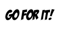 👊 GO FOR IT! motivation, encouragement, optimisme telegram sticker