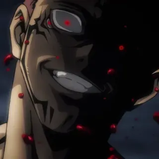 ✨ Sukuna Jujutsu Kaisen Anime, Dämon, Bösewicht, Böse, Jujutsu Kaisen, Sukuna whatsapp sticker