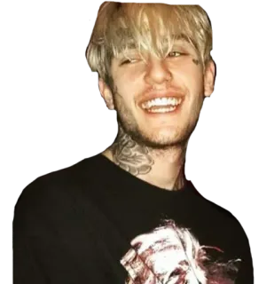 😁 Lil Peep นักร้อง, แร็ปเปอร์, นักดนตรี, ภาพเหมือน, บุคคล telegram sticker