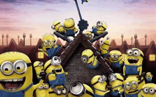 😄 Minions Despicable Me minions, cartoon, comedy, cute telegram sticker