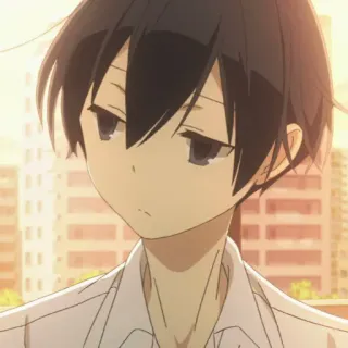 🍙 anime, boy, cartoon, character, cute, portrait telegram sticker