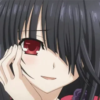 🥀 Kurumi Tokisaki Date A Live Anime, Gadis, Tokisaki, Kurumi, Date A Live telegram sticker