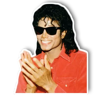 👏 Michael Jackson cantante, bailarín, pop, música, artista whatsapp sticker