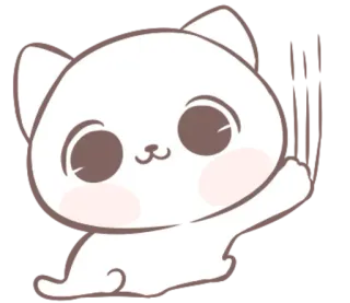 🙃 แมว, น่ารัก, คาวาอิ, สัตว์, สติกเกอร์ telegram sticker