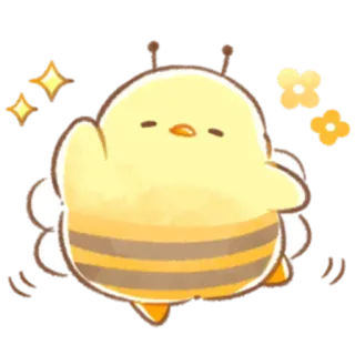 soft and cute chick (spring) telegram stickers